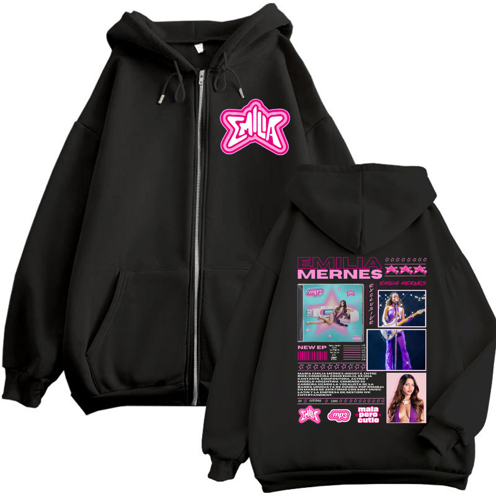 Mens Fashion Zip Up Hoodies - إميليا Mernes ألبوم MP3 ميرش قلنسوة
