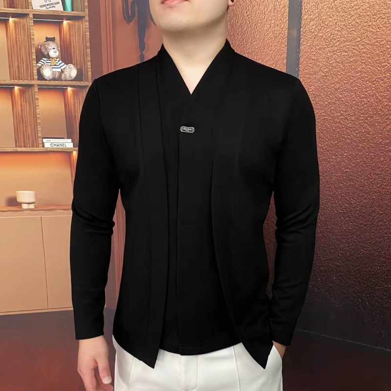 Men'S Tops Fashion - الخريف والشتاء الرجال الجديدة الخفيفة الفاخرة