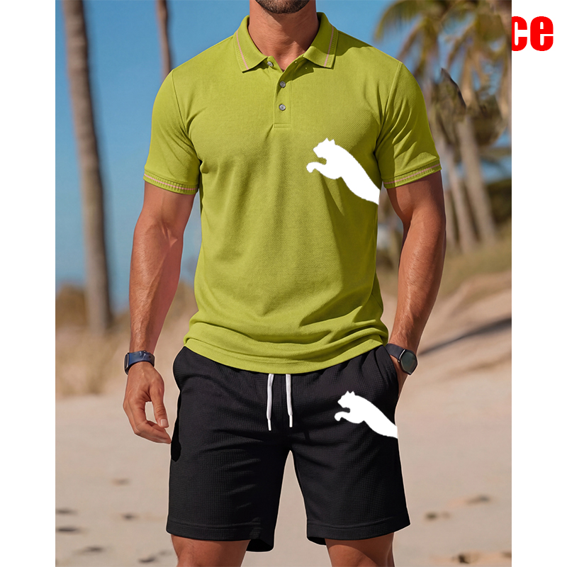 Men'S Fashion Outfits 2026 - طقم رجالي كاجوال مكون من قميص