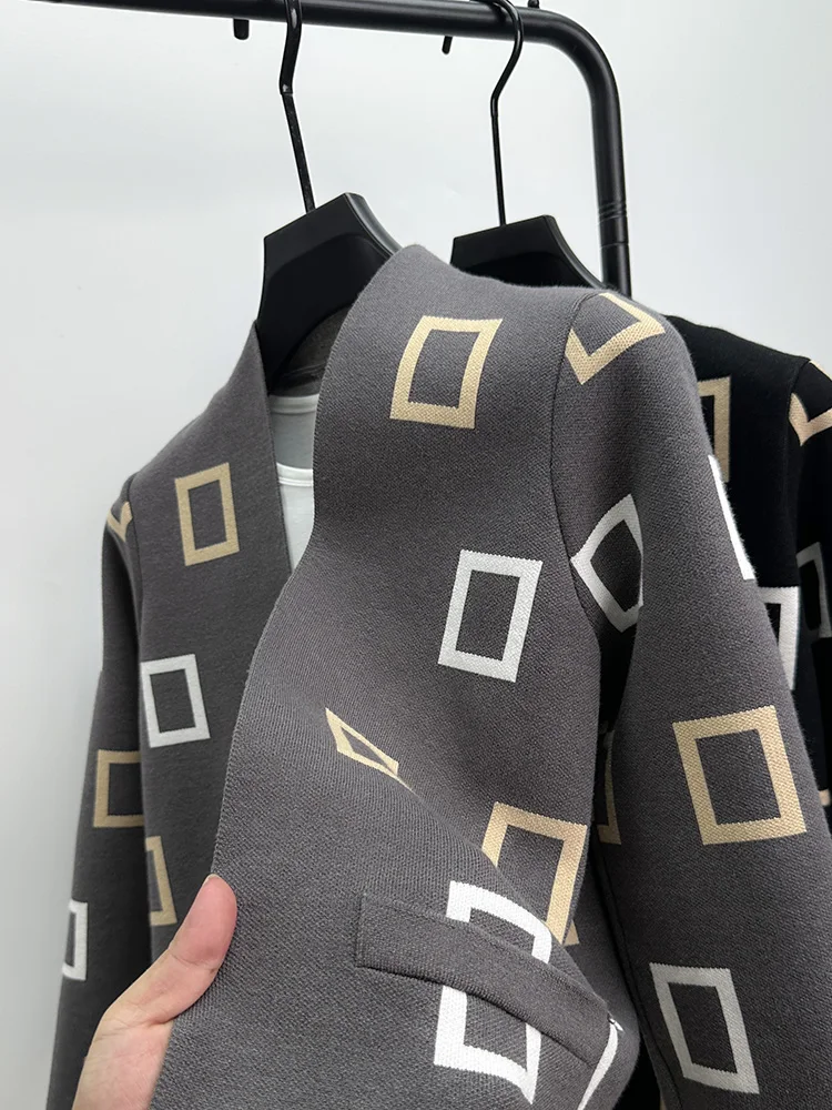 Men'S Fashion V Neck Sweater - جودة فاخرة الرجال مصمم سترة مشغولة