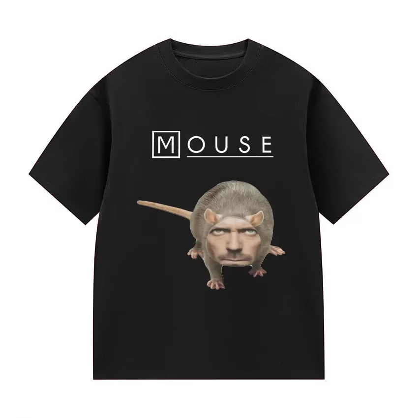 Men'S Fashion Houses - تي شيرت House Mouse MD برسومات