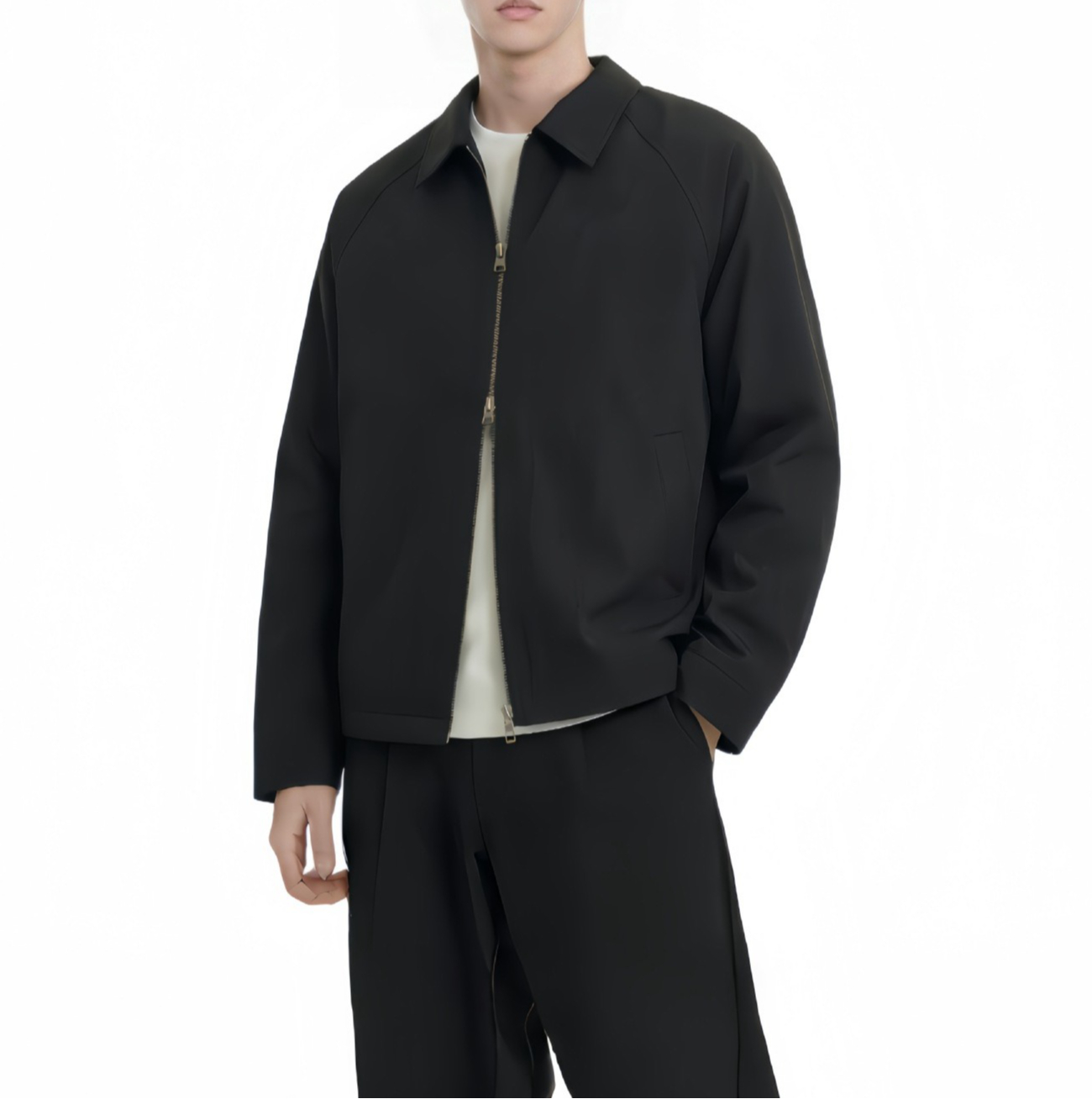 Harrington Jacket - جاكيت هارينجتون رجالي بقصة مميزة لربيع