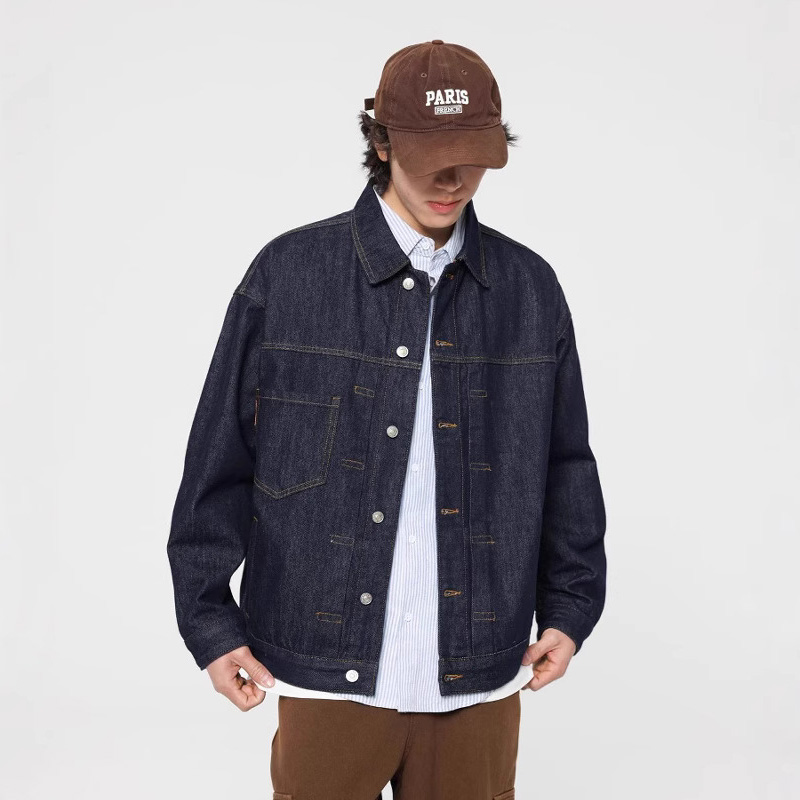 Harrington Jacket - سترة الدنيم الأصلية للرجال ملابس الشارع