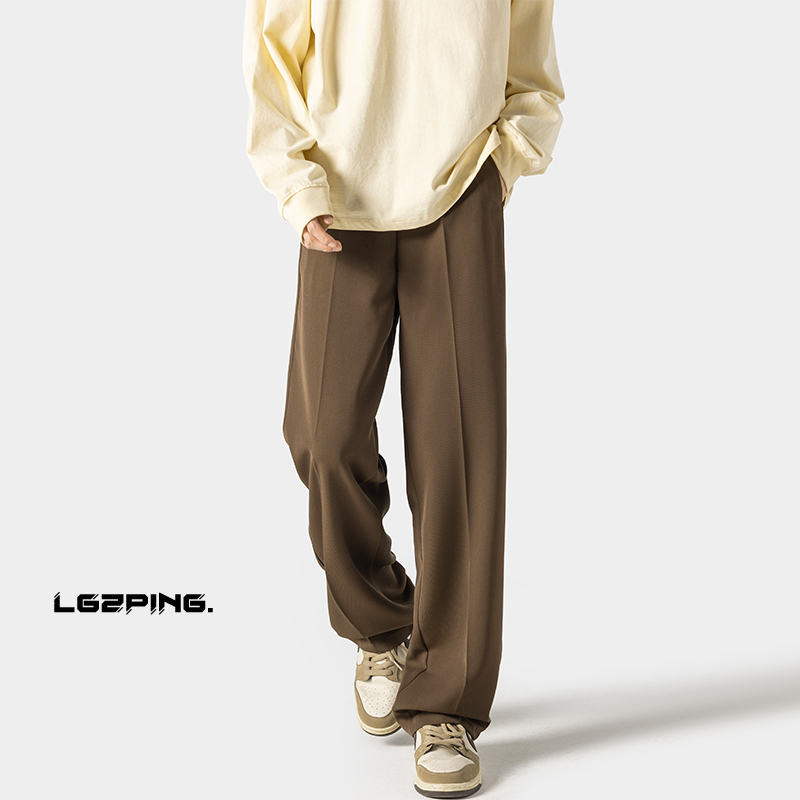 Men'S Dress Pants Fashion - سراويل بدلة بساق واسعة للرجال ،