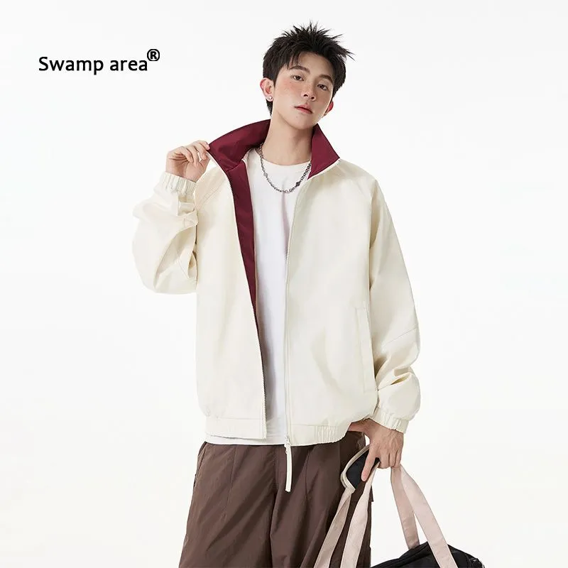 جاكيت بومبر رجالي بياقة قائمة  - مراجعة Harrington Jacket وسعره
