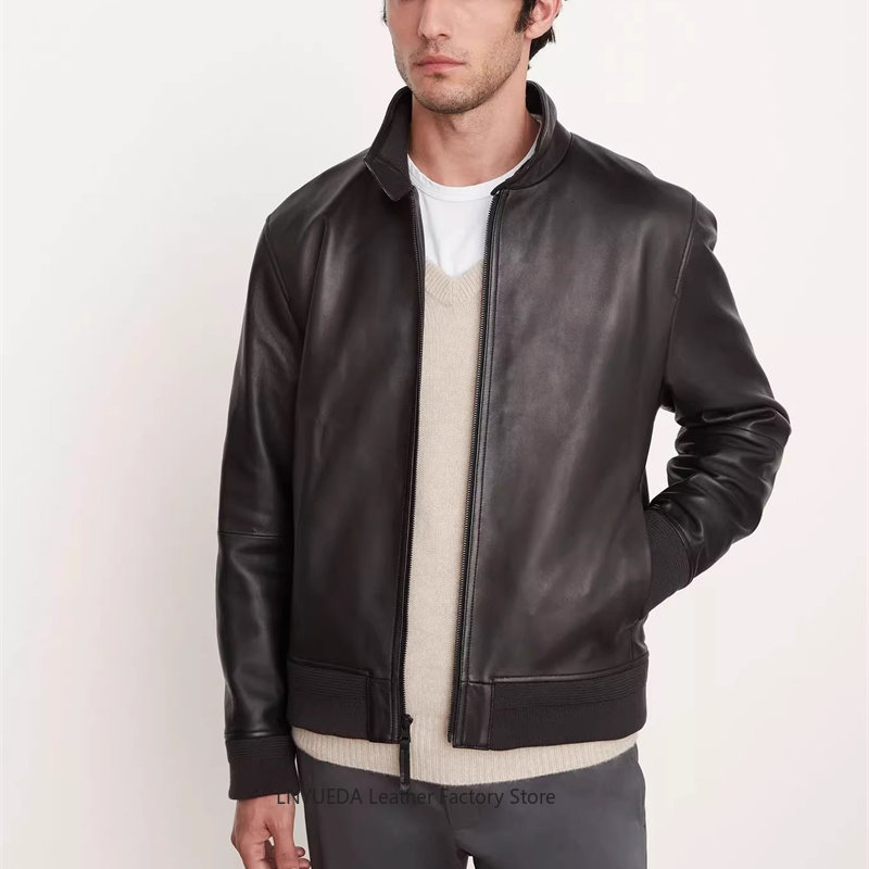 جاكيت رجالي قصير من الجلد الطب - مراجعة Harrington Jacket وسعره