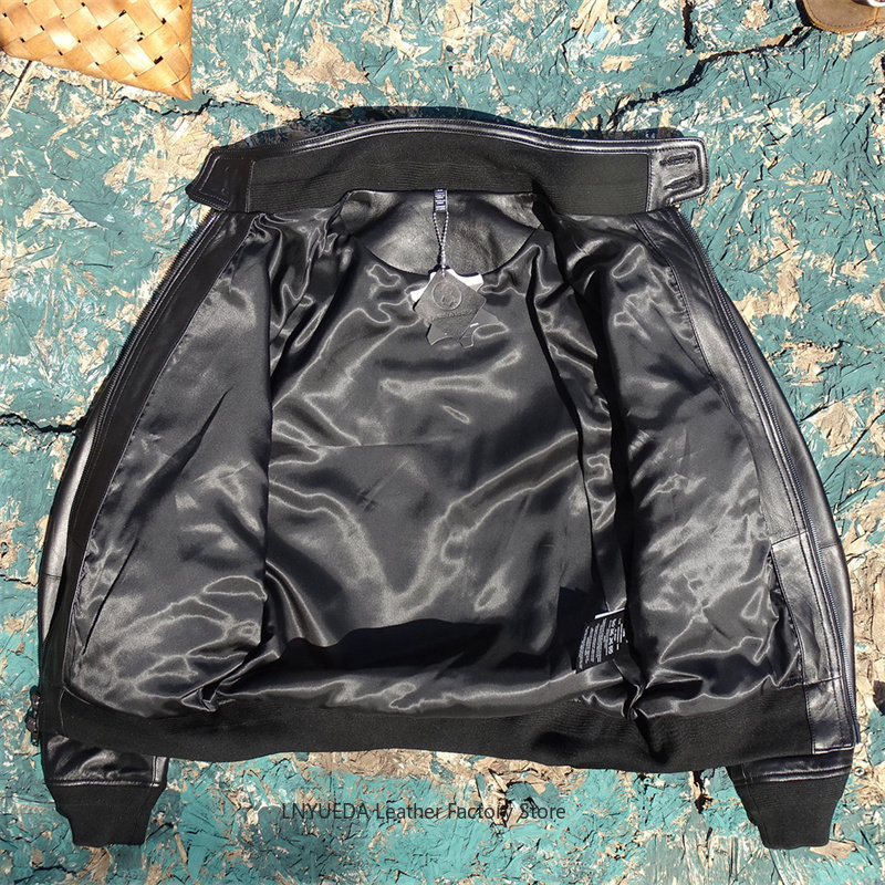 جاكيت رجالي قصير من الجلد الطب - مراجعة Harrington Jacket وسعره