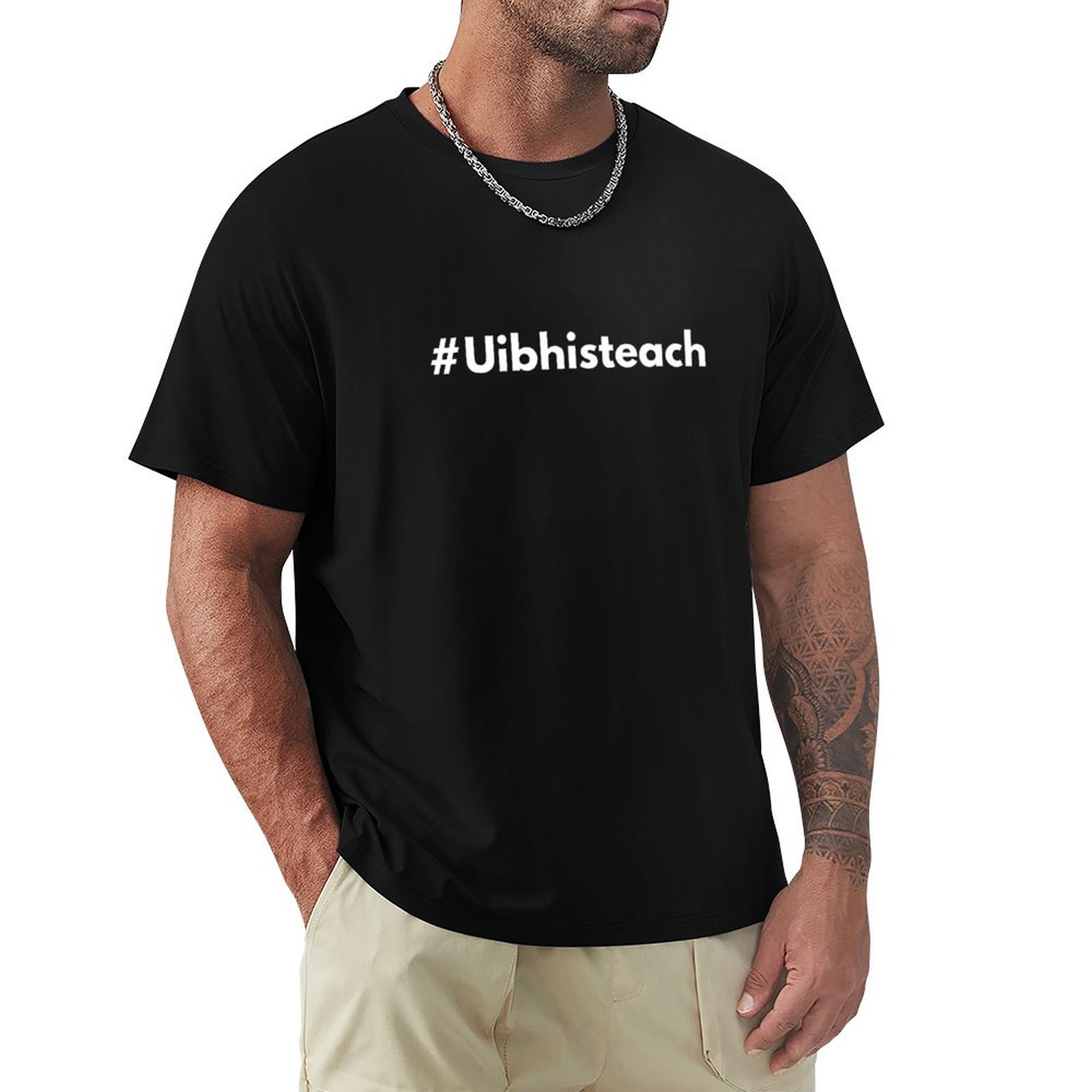 تي شيرت Hashtag Uibhisteach -  - مراجعة Mens Fashion Hashtags وسعره