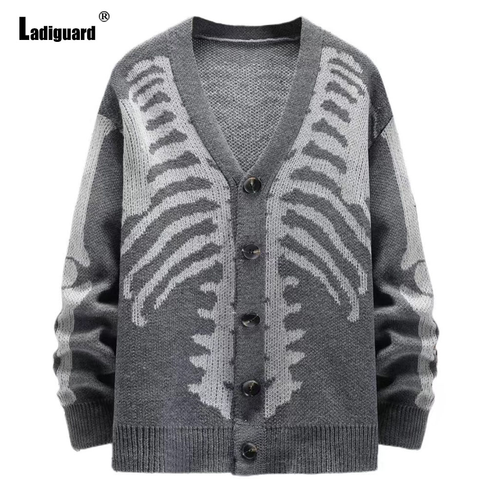 Laidguard-سترة رجالية محبوكة ب - مراجعة Men'S Fashion V Neck Sweater وسعره