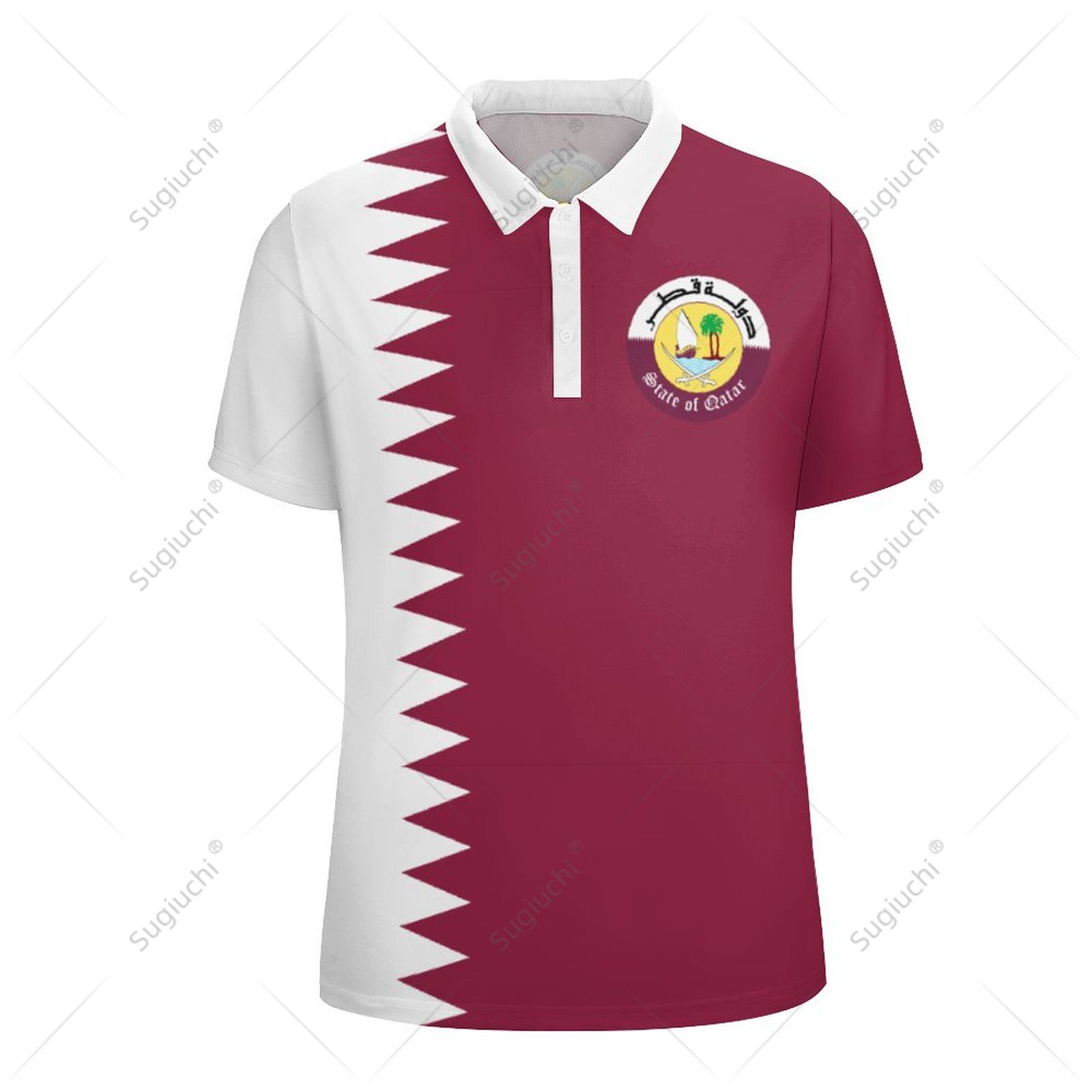 قميص بولو للجنسين بطباعة ثلاثي - مراجعة Men'S Fashion Qatar وسعره