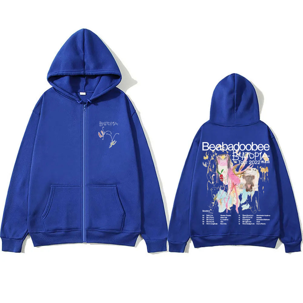 Beabadoobee Beatopia جولة قلنس - مراجعة Mens Fashion Zip Up Hoodies وسعره