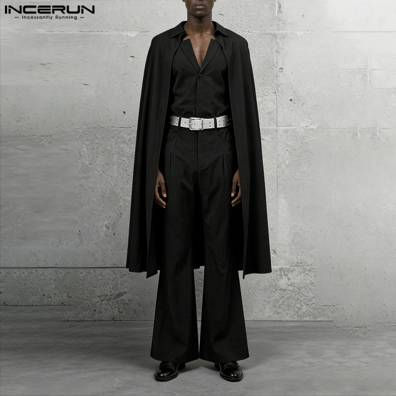 طقم رجالي من INCERUN بلون موحد - مراجعة Men'S Fashion And Style وسعره