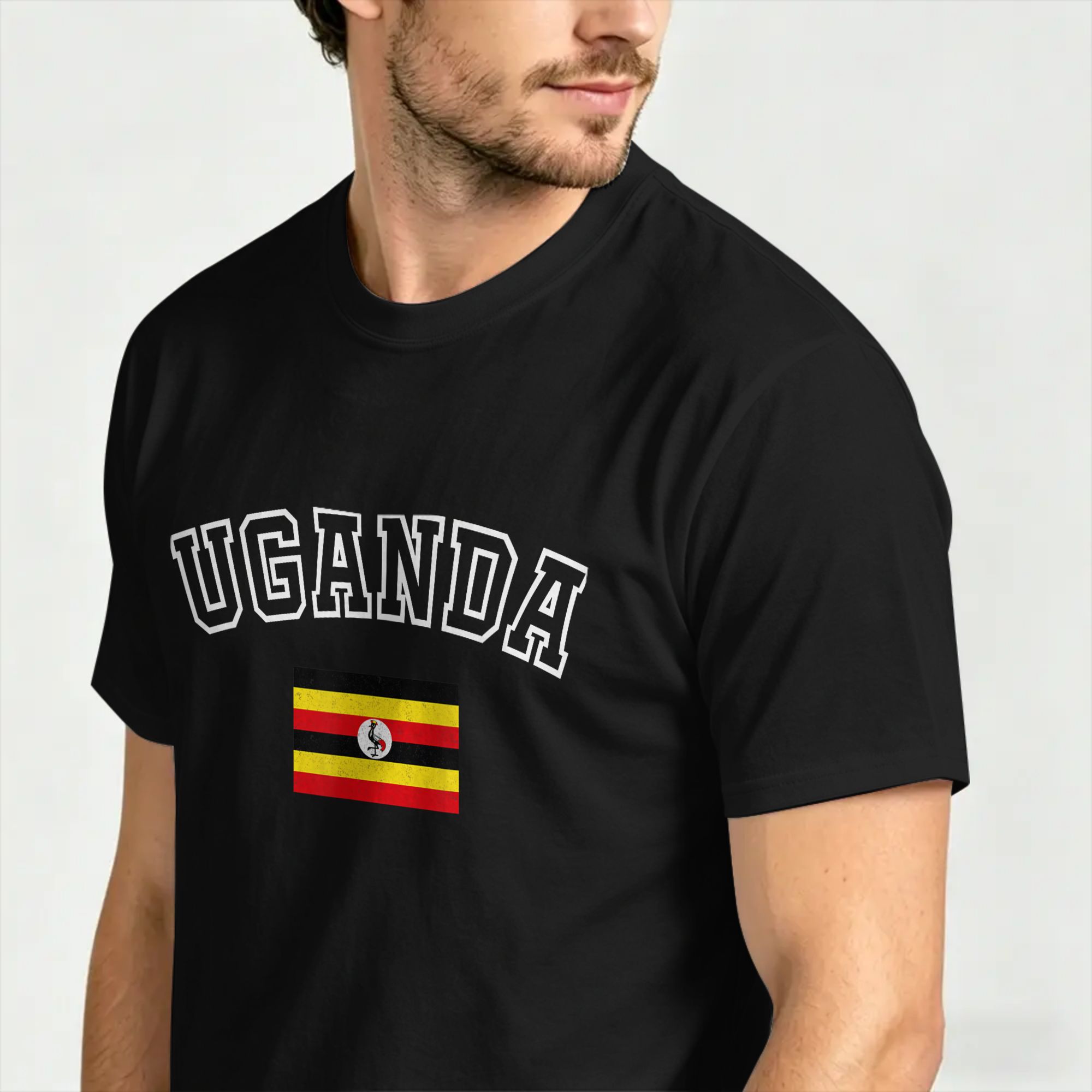 تي شيرت هاراجوكو صيفي بتصميم ع - مراجعة Men Fashion Uganda وسعره