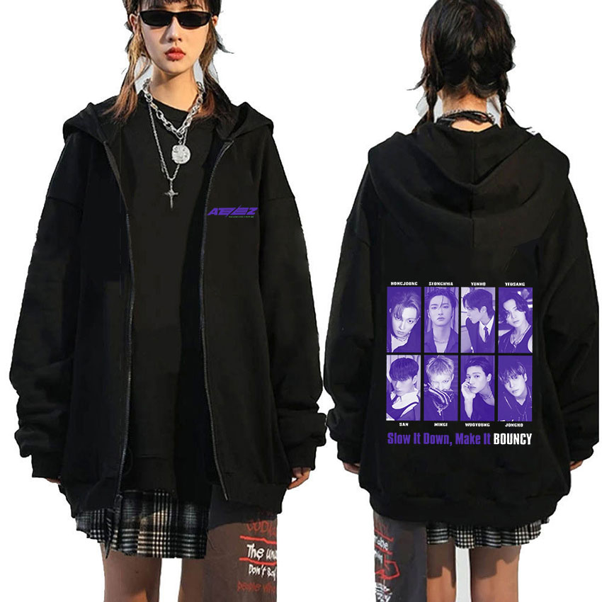 ألبوم موسيقى فرقة تيز الكورية  - مراجعة Mens Fashion Zip Up Hoodies وسعره