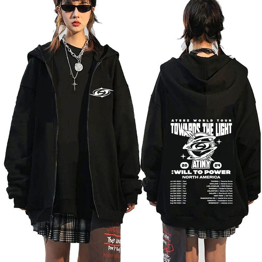 ألبوم موسيقى فرقة تيز الكورية  - مراجعة Mens Fashion Zip Up Hoodies وسعره