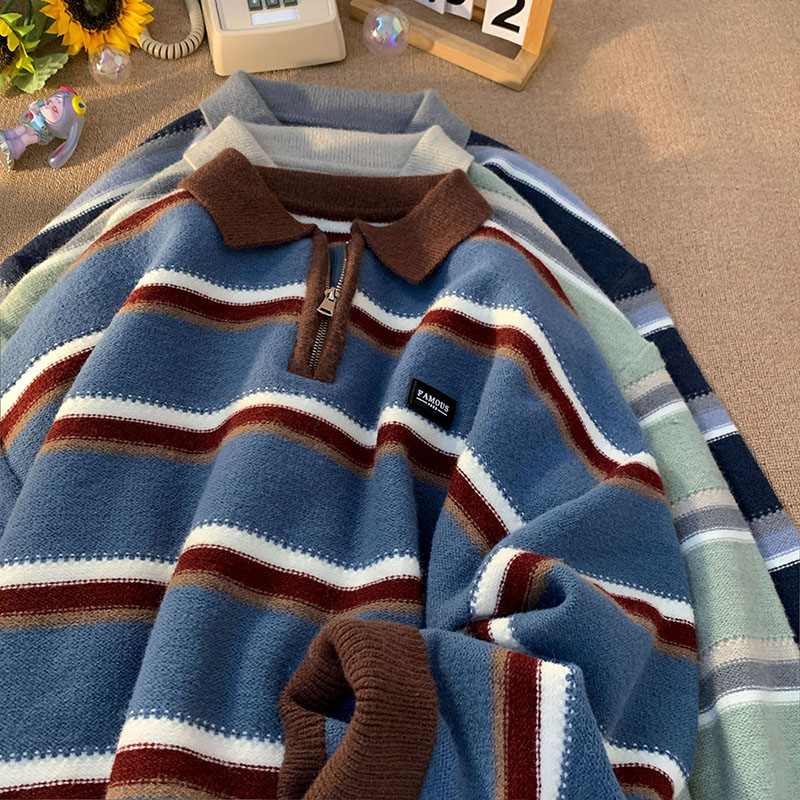 اليابان الرجال Y2K محبوك الداف - مراجعة Turtleneck Sweater Men وسعره