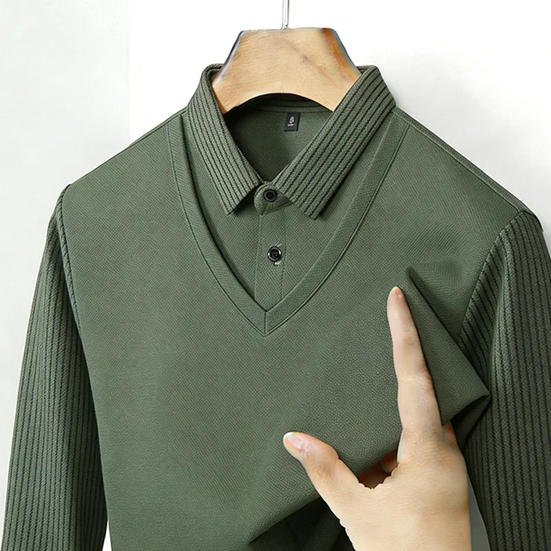 قميص رجالي بياقة مزدوجة وهمية، - مراجعة Mens Fashion Wear وسعره