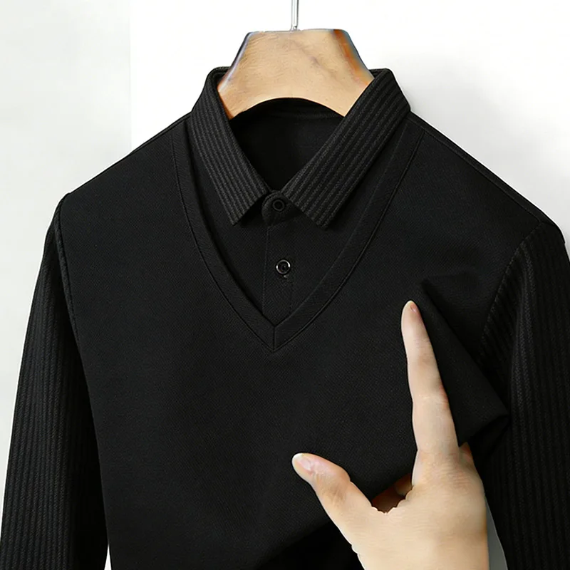 قميص رجالي بياقة مزدوجة وهمية، - مراجعة Mens Fashion Wear وسعره