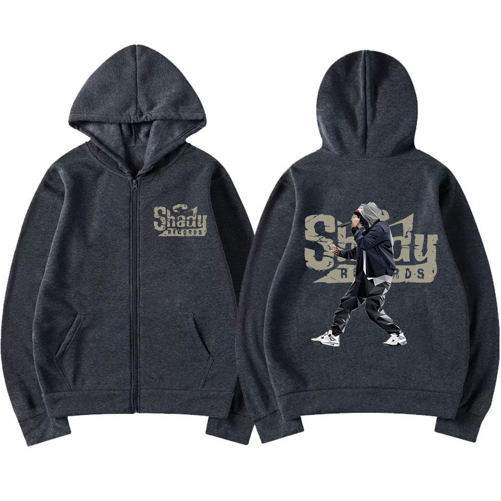 الهيب هوب المغني ايمينيم زمم ه - مراجعة Mens Fashion Zip Up Hoodies وسعره
