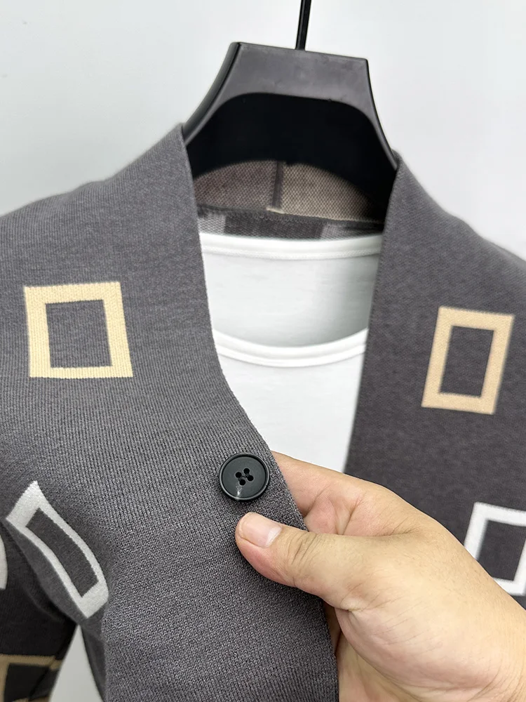 جودة فاخرة الرجال مصمم سترة مش - مراجعة Men'S Fashion V Neck Sweater وسعره