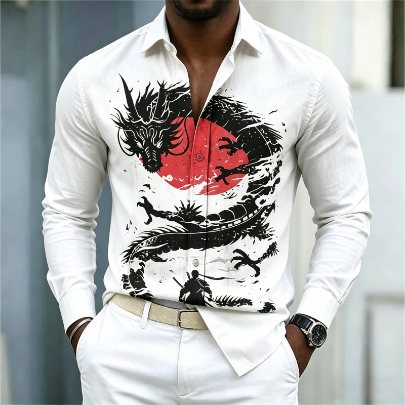 قميص رجالي جديد لعام 2026 بنمط - مراجعة Mens Fashion Wear وسعره