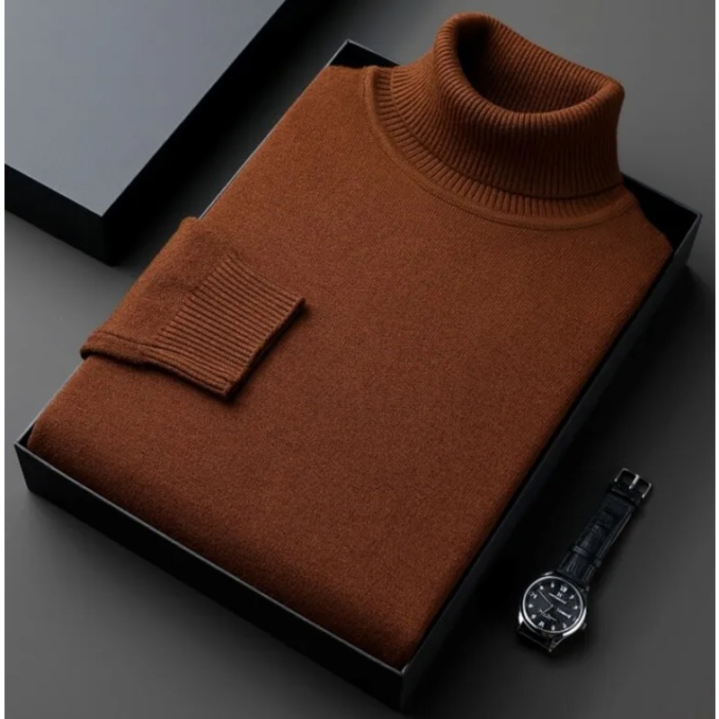 Sweatwear رجالي مكافحة بيلينغ  - مراجعة Turtleneck Sweater Men وسعره