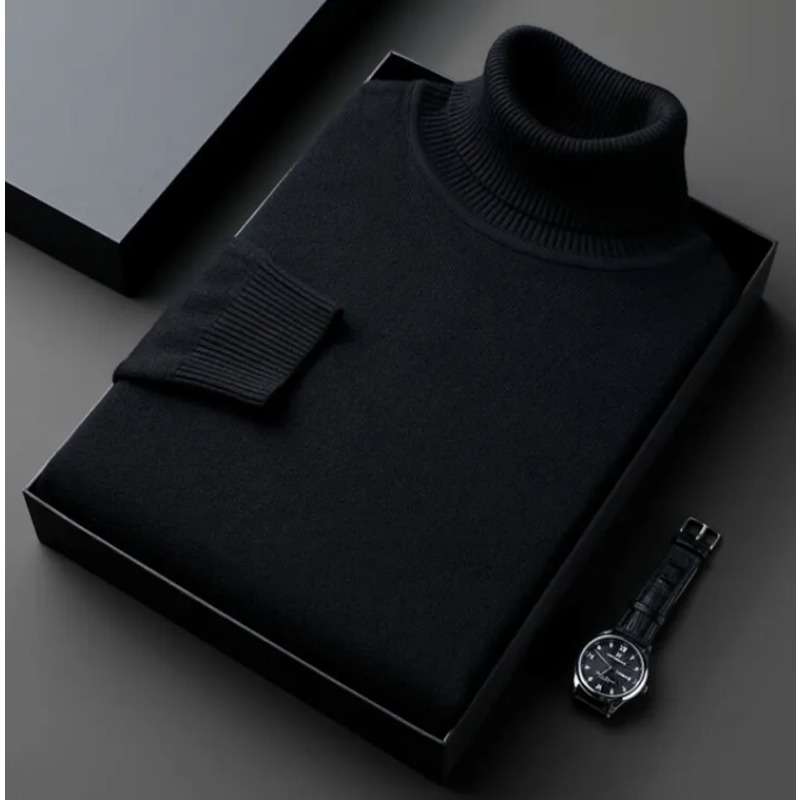 Sweatwear رجالي مكافحة بيلينغ  - مراجعة Turtleneck Sweater Men وسعره