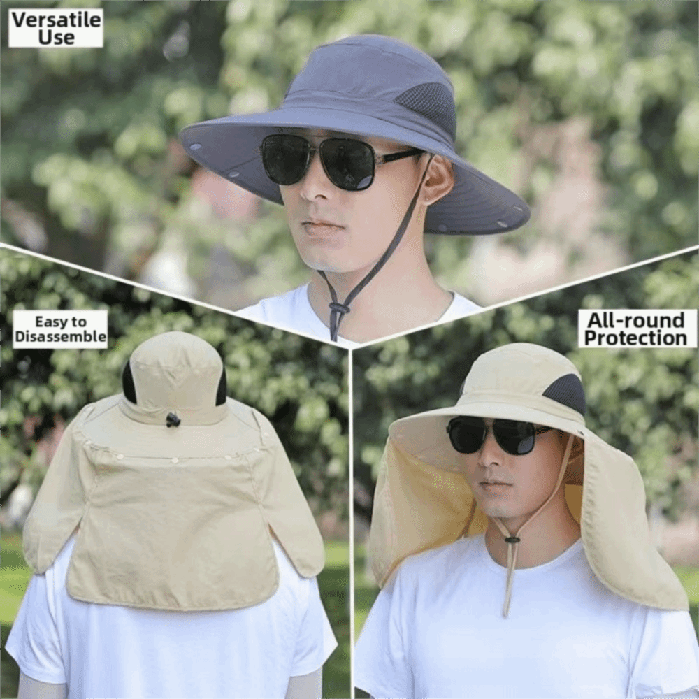 قبعة شمسية عصرية للرجال والنسا - مراجعة Men'S Fashion With Hat وسعره