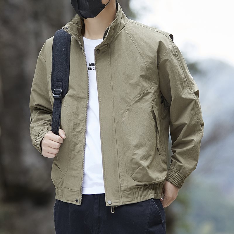 جاكيت رجالي كاجوال رفيع بياقة  - مراجعة Harrington Jacket وسعره