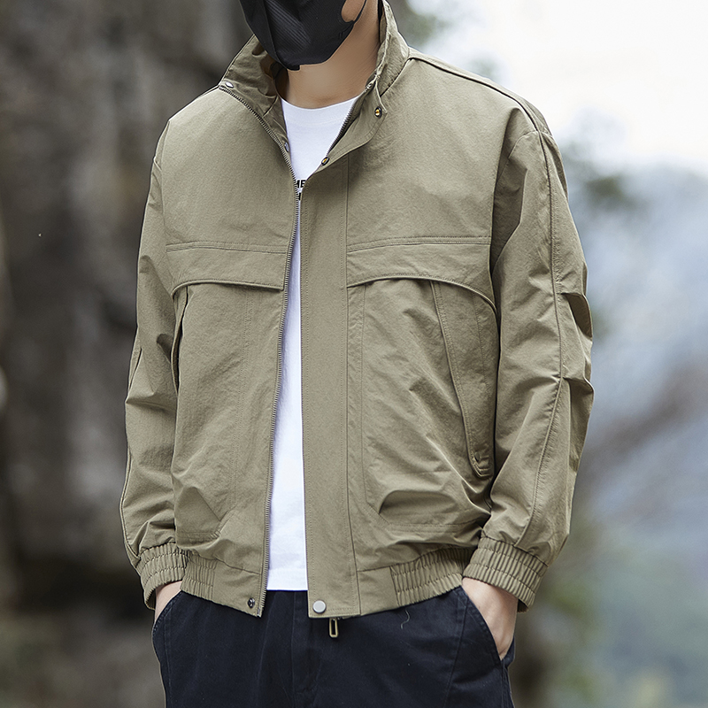 جاكيت رجالي كاجوال رفيع بياقة  - مراجعة Harrington Jacket وسعره