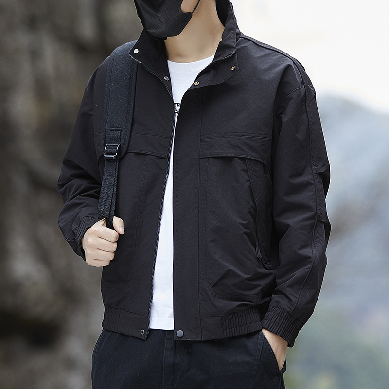 جاكيت رجالي كاجوال رفيع بياقة  - مراجعة Harrington Jacket وسعره