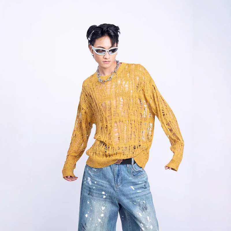 خمر ممزق الجوف خارج شبكة متماس - مراجعة Mens Fashion Mullet وسعره