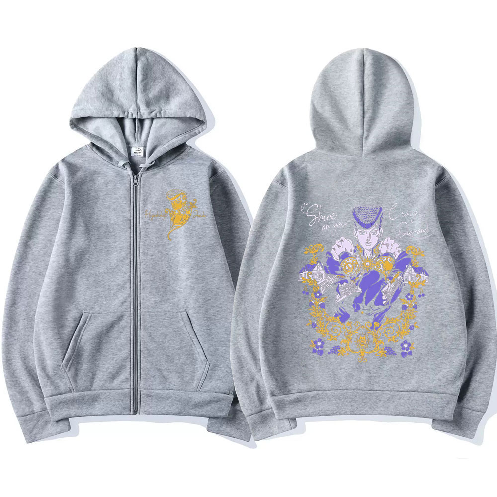 أنيمي جوجو غريب مغامرة سستة هو - مراجعة Mens Fashion Zip Up Hoodies وسعره