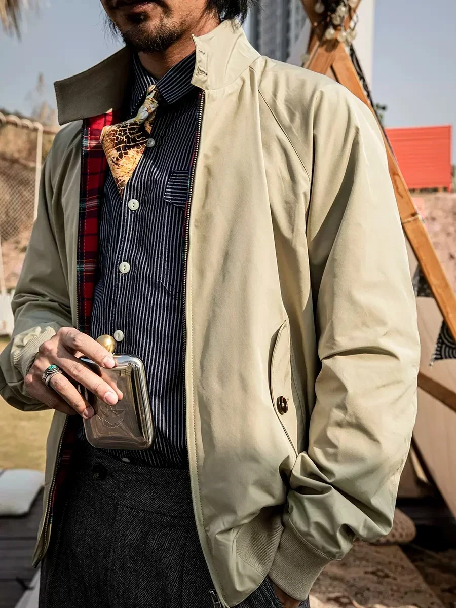 سترة حمراء تورنادو كلاسيكية عل - مراجعة Harrington Jacket وسعره