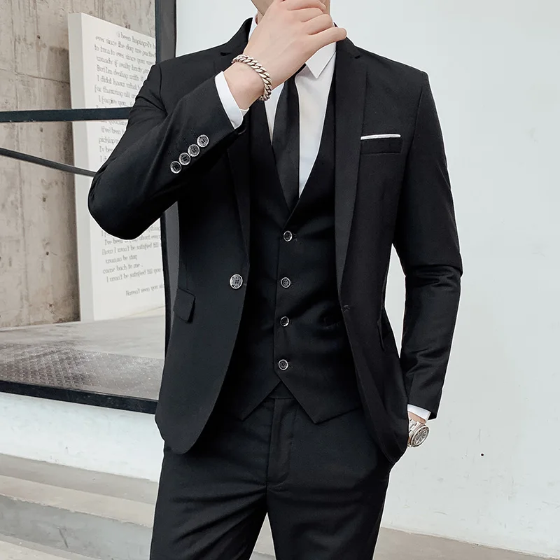 بدلة رجالية (جاكيت + صدرية + ب - مراجعة Men'S Dress Pants Fashion وسعره