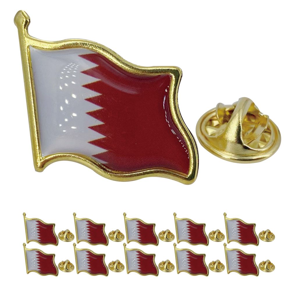 دبوس علم قطر - شارة وطنية معدن - مراجعة Men'S Fashion Qatar وسعره