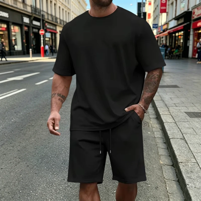 طقم تي شيرت رجالي كاجوال برقبة - مراجعة Mens Fashion Clothes وسعره