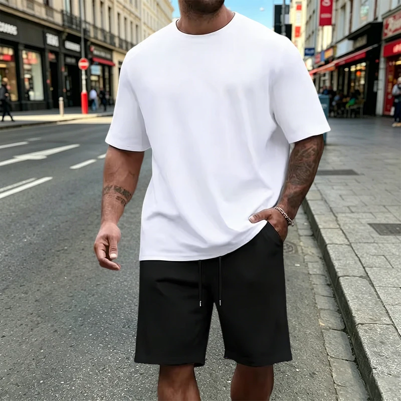 طقم تي شيرت رجالي كاجوال برقبة - مراجعة Mens Fashion Clothes وسعره
