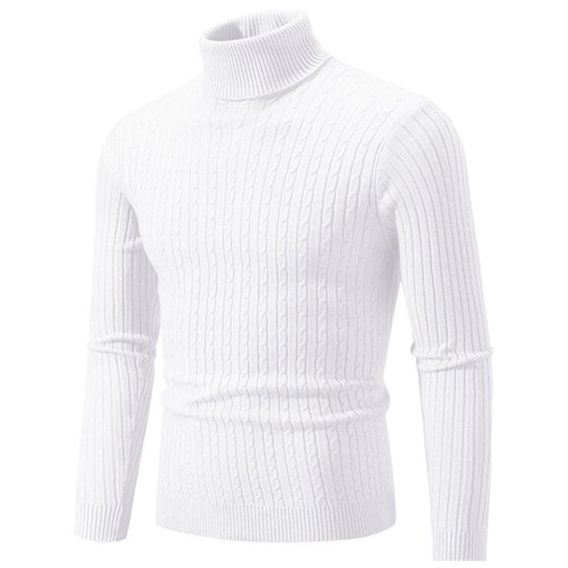 2025 جديد الرجال بلون الياقة ا - مراجعة Turtleneck Sweater Men وسعره