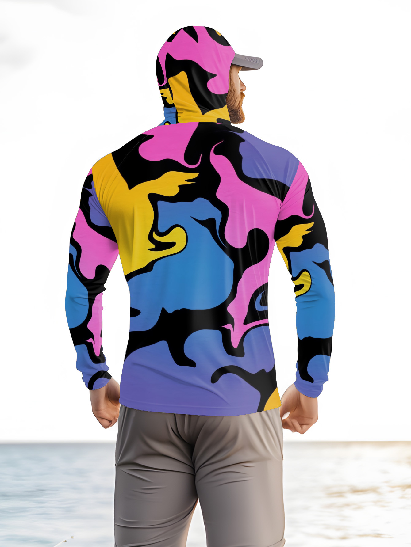 قميص رجالي طويل الأكمام مطبوع  - مراجعة Men'S Tops Fashion وسعره