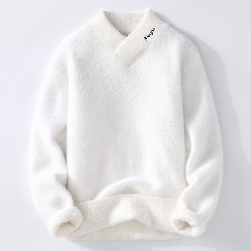 سترات رجالية شتوية على الطراز  - مراجعة Men'S Fashion V Neck Sweater وسعره