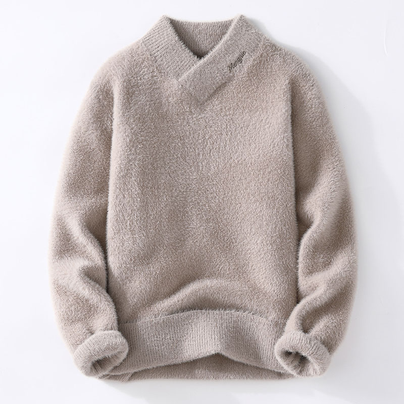 سترات رجالية شتوية على الطراز  - مراجعة Men'S Fashion V Neck Sweater وسعره
