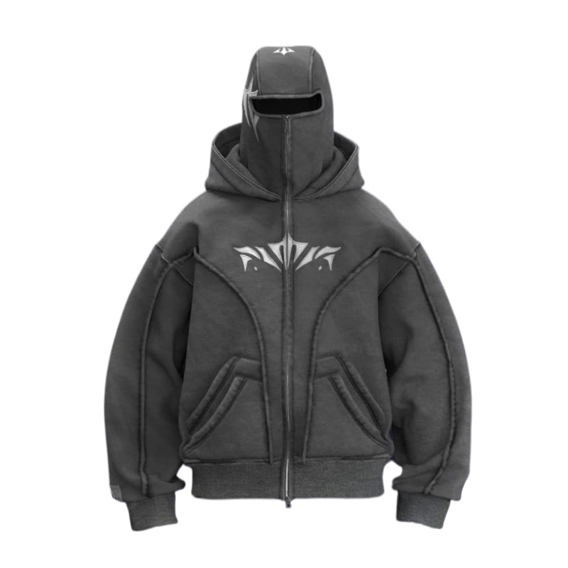 Y2K النينجا Harajuku زمم هوديي - مراجعة Mens Fashion Zip Up Hoodies وسعره