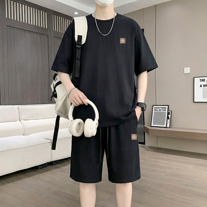 【تي شيرت + شورت بخمس نقاط】طقم  - مراجعة Men'S Fashion And Style وسعره