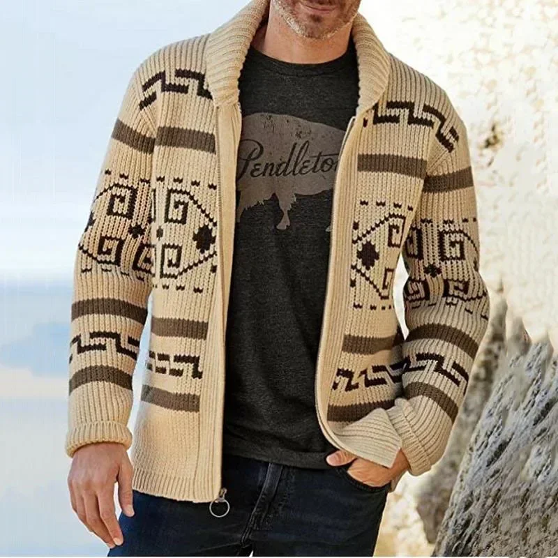سترة شتوية رجالية من الصوف، كا - مراجعة Men'S Fashion V Neck Sweater وسعره