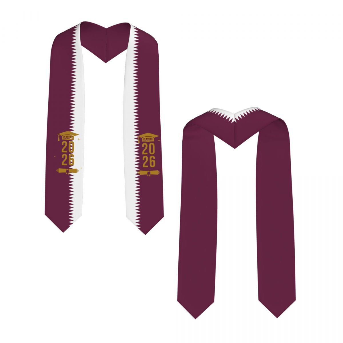 وشاح تخرج بعلم قطر لدفعة 2026  - مراجعة Men'S Fashion Qatar وسعره