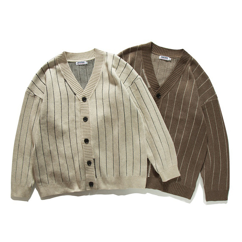 ربيع الخريف شريط سترة البلوزات - مراجعة Men'S Fashion V Neck Sweater وسعره