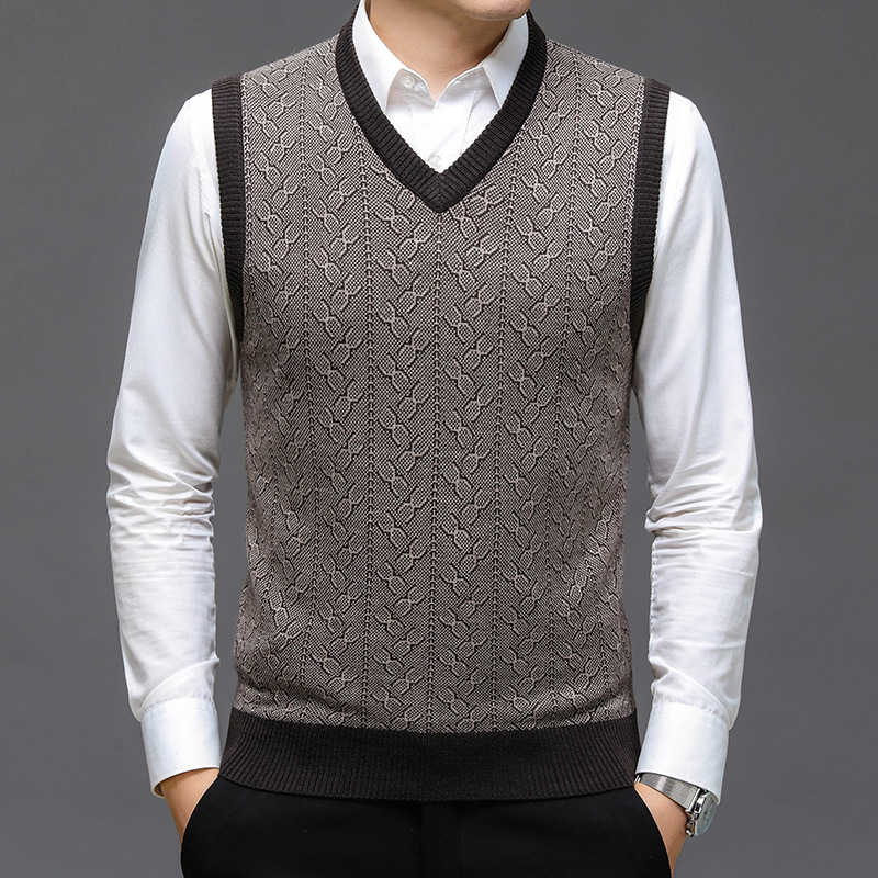 سترة رجالية من ماركة BROWON لخ - مراجعة Men'S Fashion V Neck Sweater وسعره