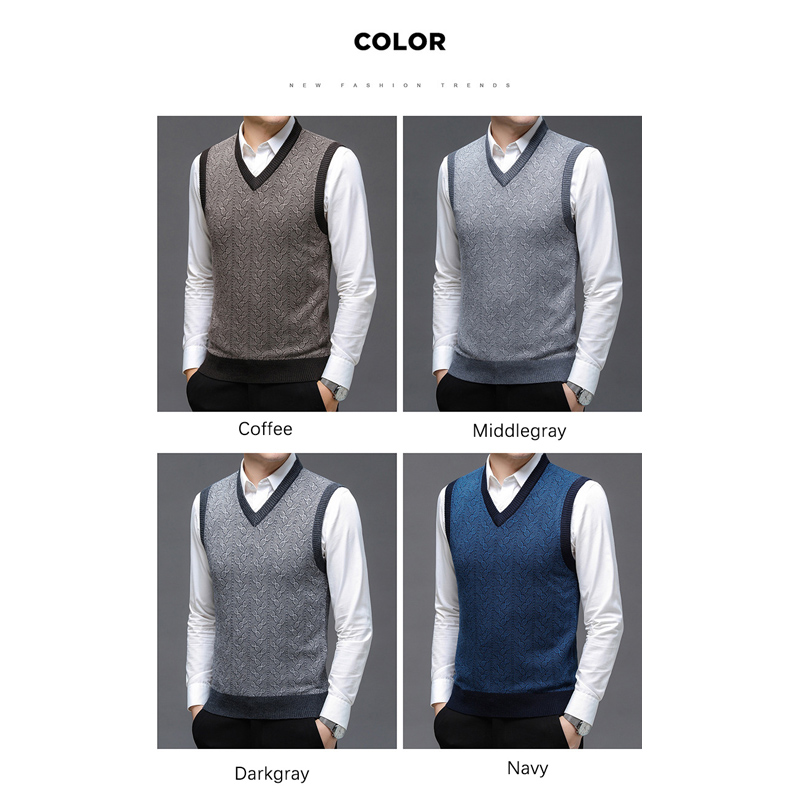 سترة رجالية من ماركة BROWON لخ - مراجعة Men'S Fashion V Neck Sweater وسعره