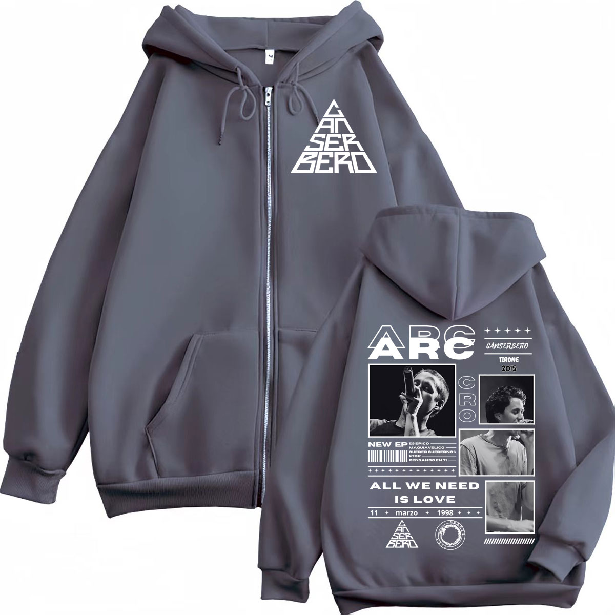 Canserbero كل ما نحتاجه هو الح - مراجعة Mens Fashion Zip Up Hoodies وسعره